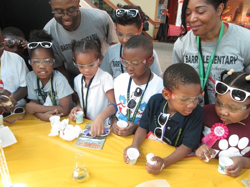 Children at the museum 